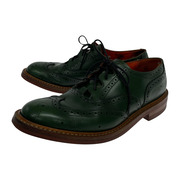 Tricker's シューズ ウイングチップレザーシューズ グリーン M6399