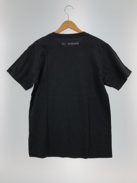 STUSSY×NEIGHBORHOOD CONSPIRACY コラボTシャツ(M) ブラック[値下]