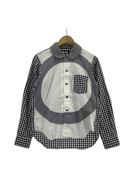 BLACK COMME des GARCONS 長袖シャツ プリント サイズM BLACK COMME