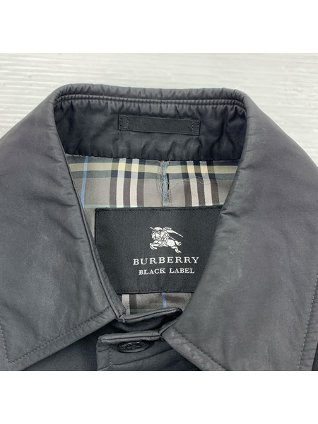 BURBERRY BLACK LABEL ジャケット ステンカラーコート/ブラック