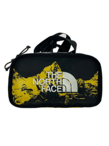 THE NORTH FACE ボディバッグ ワッペン付キ 黄黒
