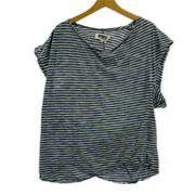 MM6 半袖Tシャツ・カットソー ボーダーノースリーブ Tee S BLU