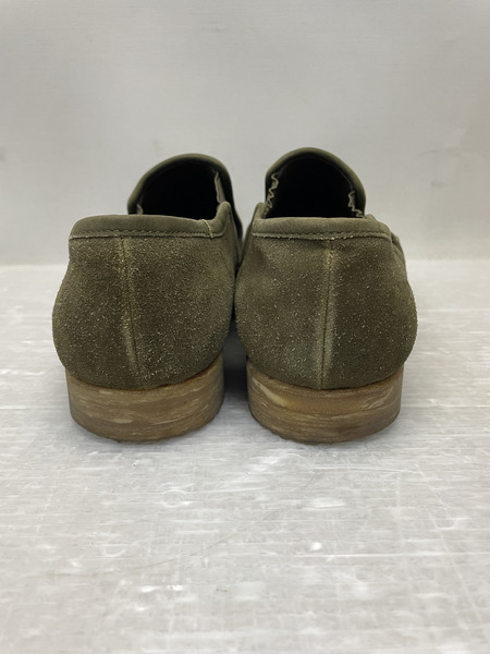 90s COMME des GARCONS HOMME 日本製 ラバーソール スウェードスリッポン 26.5 オリーブ