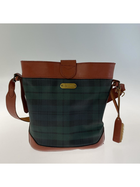 POLO RALPH LAUREN ショルダーバッグ バケツ チェックショルダーバッグ