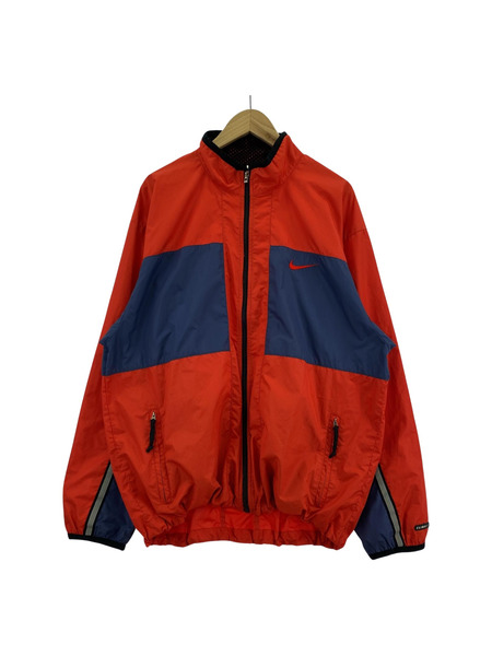 90'S NIKE FLIGHT ナイキ フライト ナイロンジャケット(L)ウインドブレーカー Nike 赤 ナイロンジャケット 1990s 90SオールドNIKE FLIGHTナイキ