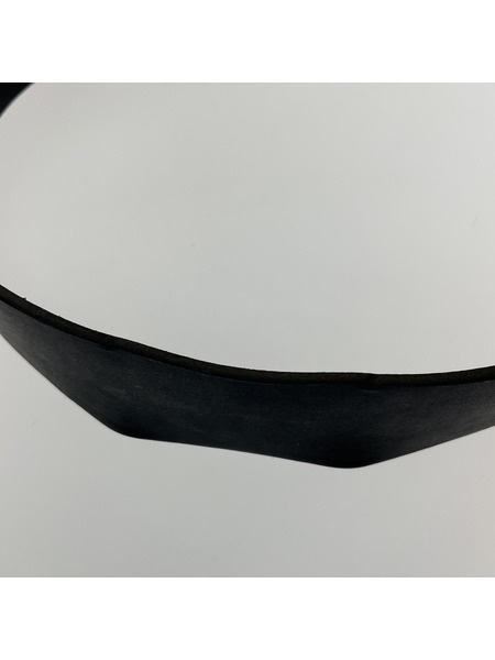 VISVIM PLAIN BELT 40MM レザー ベルト プレーン ブラック[値下]