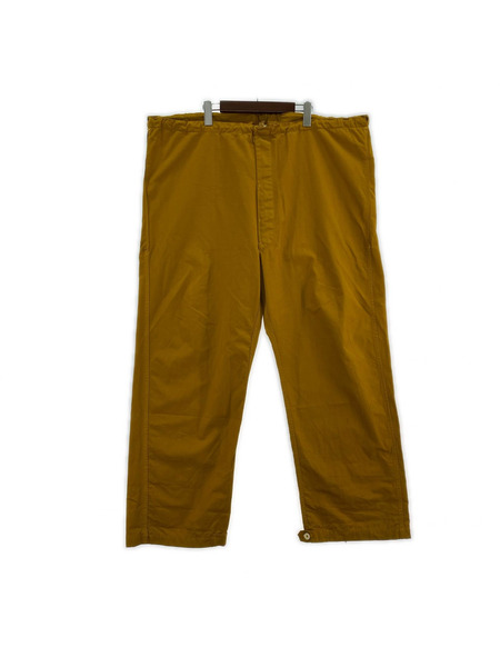 OLD・VINTAGE パンツ スウェーデン軍 スノーカモパンツ 後染メ マスタード