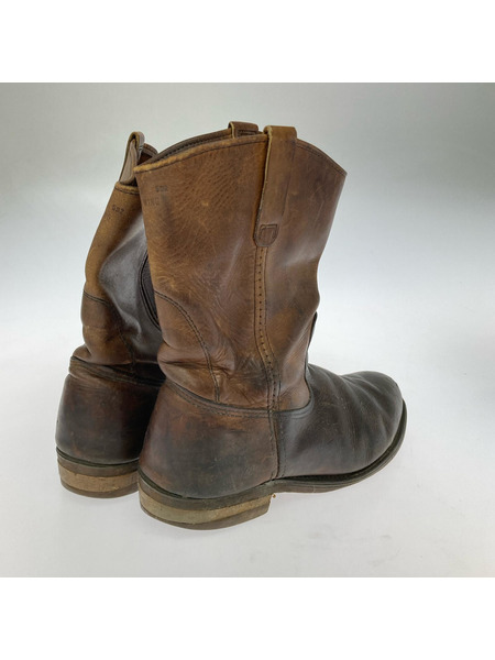 RED WING ブーツ PT83 ペコス プリント羽タグ サイズ12D 茶