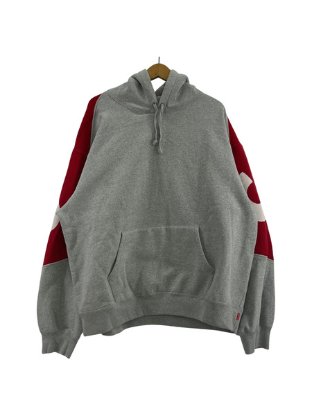 Supreme 23AW Big Logo Jacquard Hooded Sweatshirt XL GRY[値下]