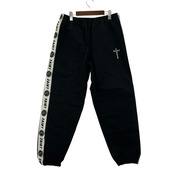 SAINT MICHAEL パンツ TRACK PANTS / SIDE TAPE/BLACK(L)