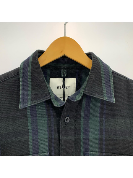 WTAPS 長袖シャツ COTTON.FLANNEL