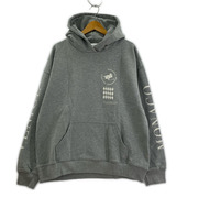 backside club HOW 734 ARCH GREY POパーカー L グレー