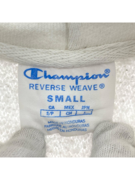 Champion パーカー REVERSE WEAVE 白(S)