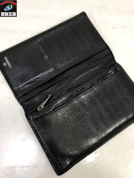 長財布 CHANEL/カンボンライン/ココマーク　使用感