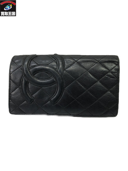 長財布 CHANEL/カンボンライン/ココマーク　使用感