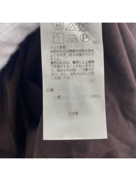ATON 長袖Tシャツ・カットソー Suvin60/2 Perfect LST-SSHIRT 04 ブラウン[値下]