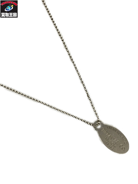 アクセサリー Tiffany＆Co. リターントゥ シルバー925  オーバルタグ