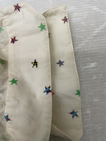 SAINT LAURENT 星柄 ウールシャツ 38 アイボリー