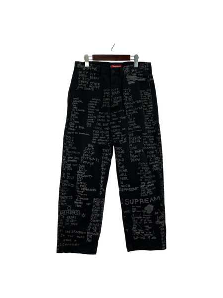 Supreme パンツ 23SS GONZ POEMS CHINO PANT 黒 (30)[値下]