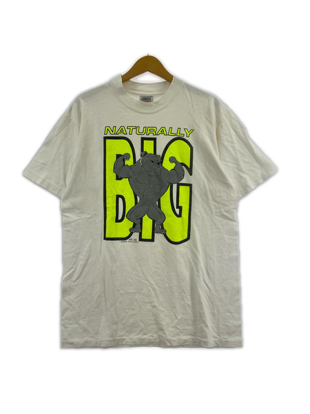 OLD・VINTAGE 半袖Tシャツ 90s USA製 ONEITAボディ ビッグプリントT (XL)