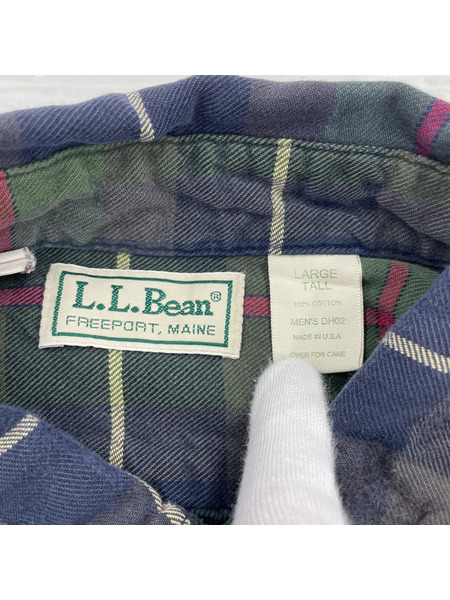 90s l.l.bean b.d. fade check shirts L