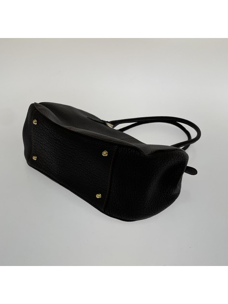 WAKO 銀座和光 シボレザー ハンドバッグ ブラウン