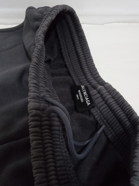 メンズラグ衣料 BALENCIAGA  political campaign スウェット ショーツ チャコール S