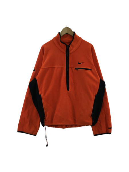 NIKE ブルゾン・ジャンパー NIKE ACG ハーフジップフリースジャケット オレンジ (M)