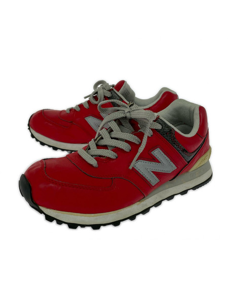 NEW BALANCE スニーカー ML574REJ (25cm) レッド