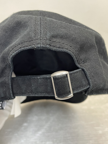 MM6 25ss ロゴ刺繍 ベースボールキャップ ブラック SH0TC0005