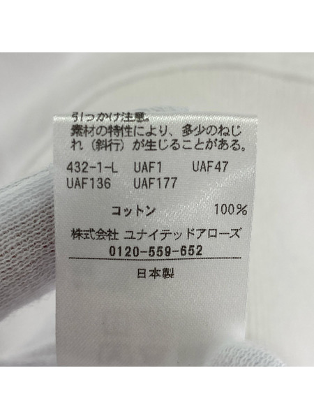 LOEFF スウェット・トレーナー スリーピングキャット/白[値下]