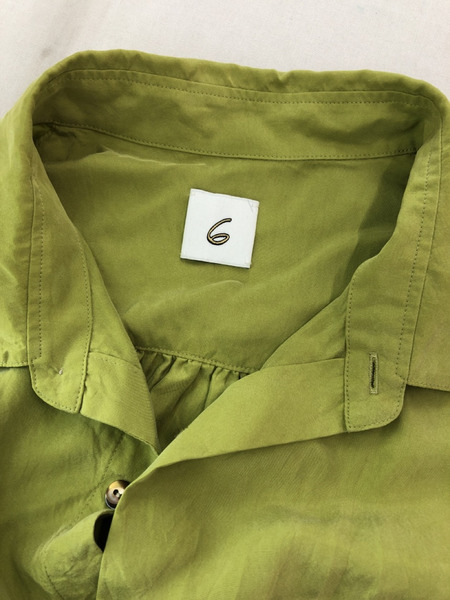 6(ROKU) 20FW SILK SCARF ALL IN ONE KELLY 36[値下]