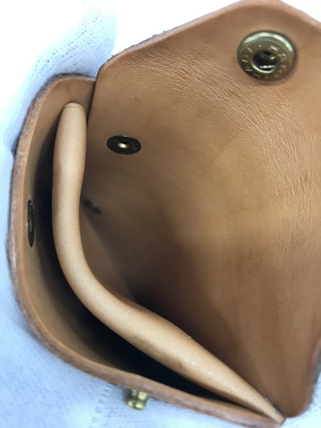 五助屋レザー ミニウォレット ベージュ[値下]