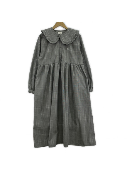 merry jenny 長袖ワンピース ギンガムチェック