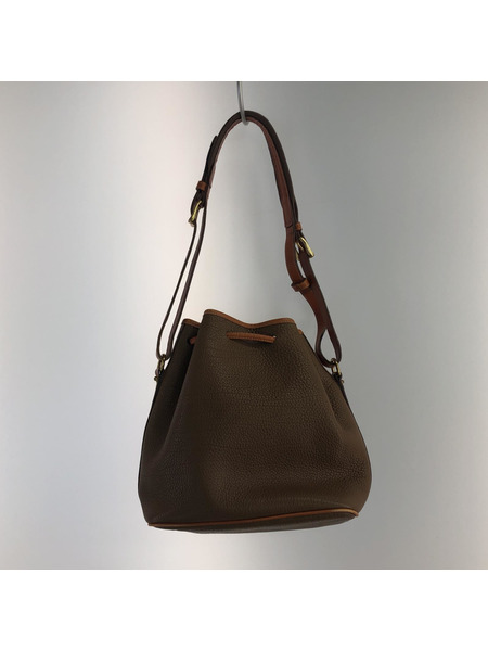 DOONEY&BOURKE 巾着 レザーショルダーバッグ[値下]