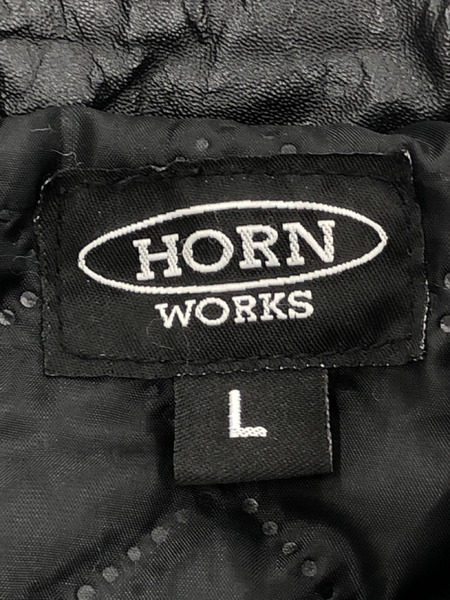 HORN WORKS レザージャケット 黒 L[値下]
