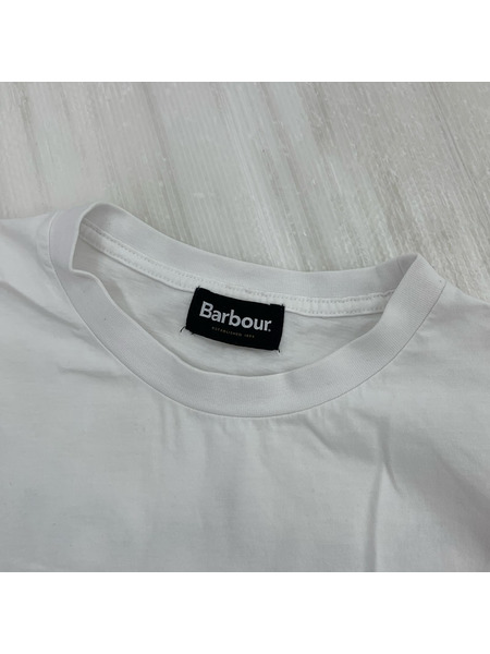Barbour バックプリントベーシックT 241MTSG004 白