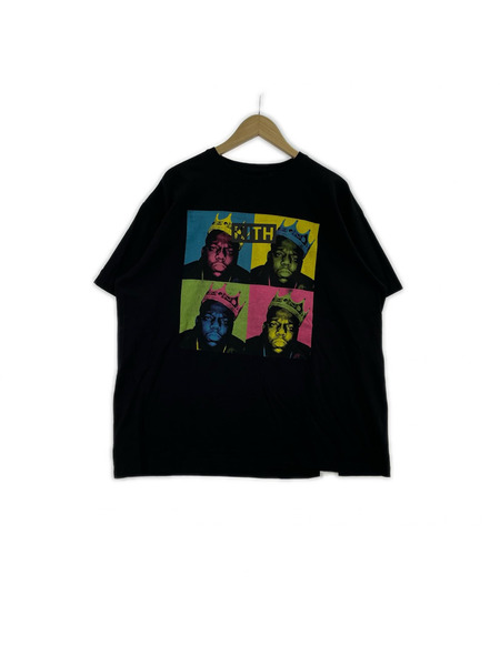 KITH VINTAGE B.I.G. 2024 プリントTee XL 黒