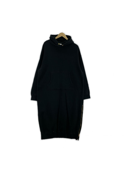 長袖ワンピース EVERYDAY I LIKE. パーカー ワンピース 黒