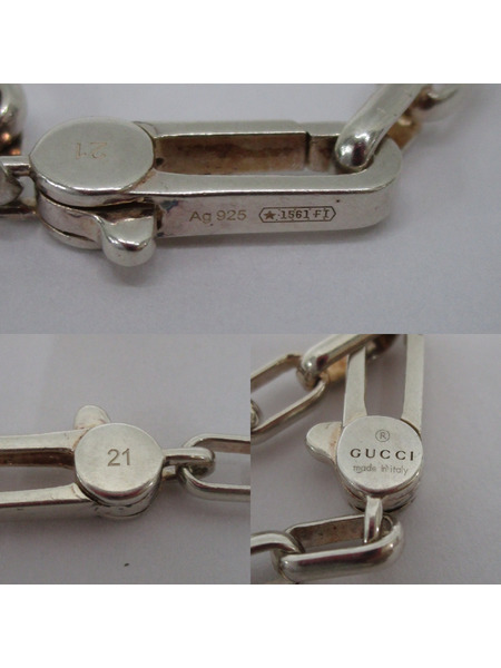 アクセサリー GUCCI インターロッキング Gブレスレット