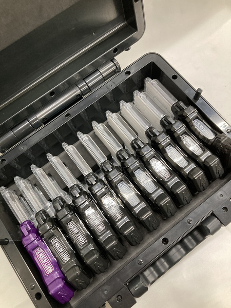 仮面ライダー変身アイテム DXプロトガシャット コンプリート＆ガシャットケースセット[値下]