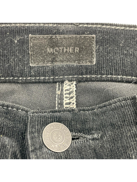 mother パンツ コーデュロイ/BLK