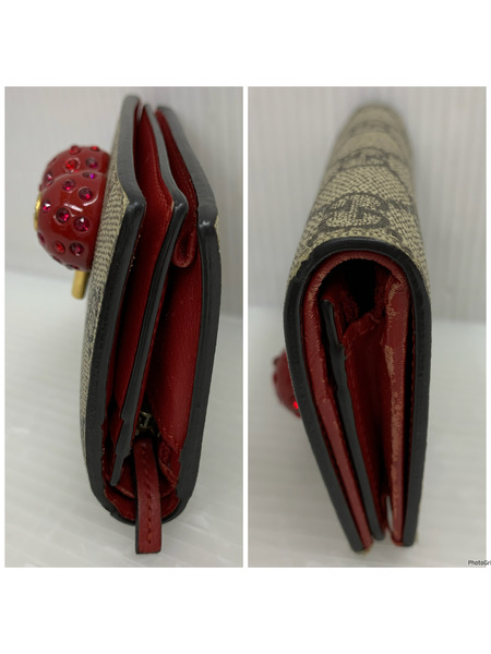 GUCCI グッチ 2つ折り財布 総柄 レディース476050[値下]