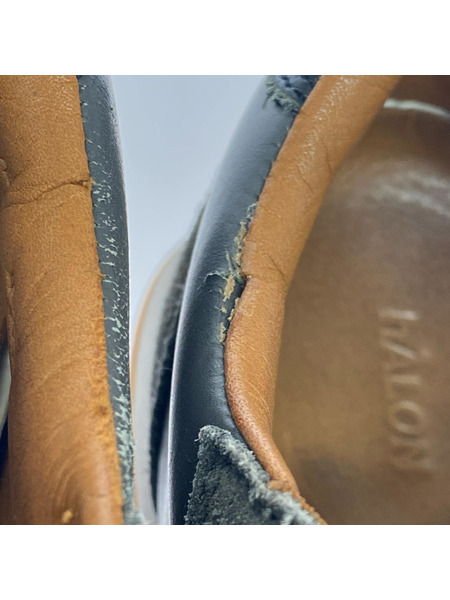 UNITED ARROWS hALON レザースニーカー 2313S0026 (US9.5/27.5) グレー