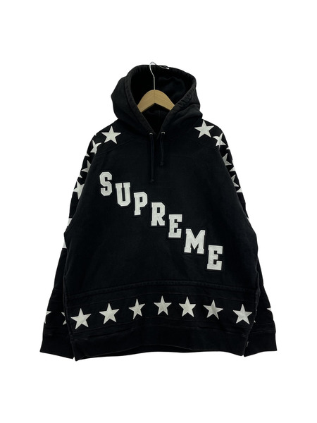 Supreme パーカー 22AW TEAM22 プルオーバー 黒 (L)[値下]