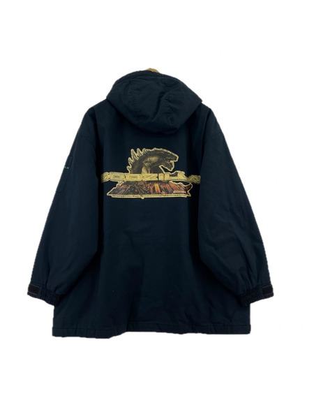 OLD・VINTAGE ジャケット 90s GODZILLA PADDED HOODIE JACKET M