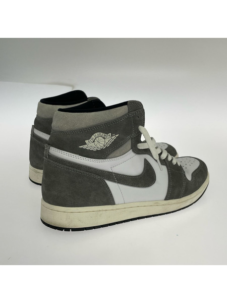 Nike Air Jordan 1 Retro High OG Black and Smoke Grey US12