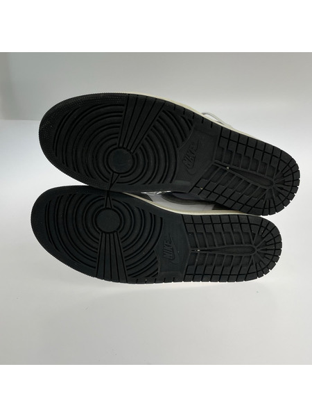Nike Air Jordan 1 Retro High OG Black and Smoke Grey US12