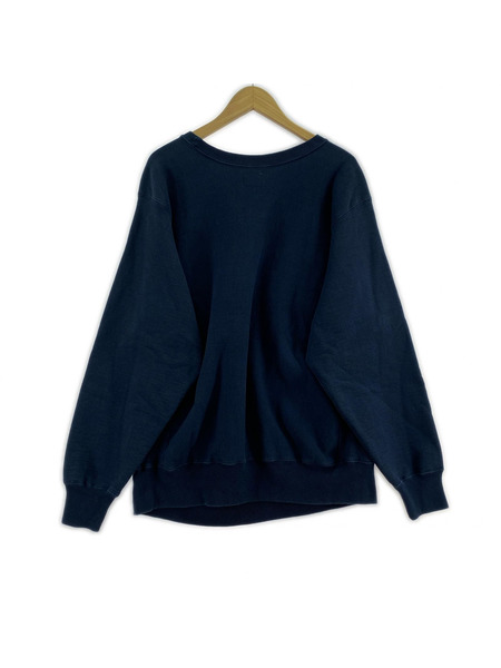 WAREHOUSE 四段カレッジスウェット XL ネイビー