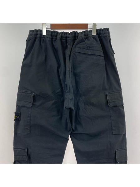 STONE ISLAND SI CARGO PANTS イージーカーゴパンツ 40 ブラック 731531710